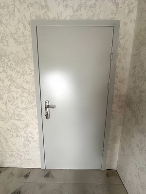 Глухая металлическая дверь Глухая металлическая дверь