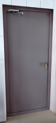 Темно-серая глухая дверь